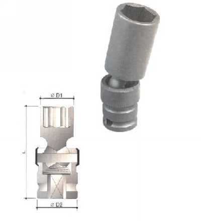 1/2"萬向節強力套筒